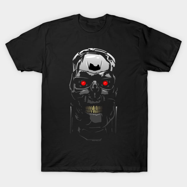 Terminator skull T-Shirt by Illustratorator